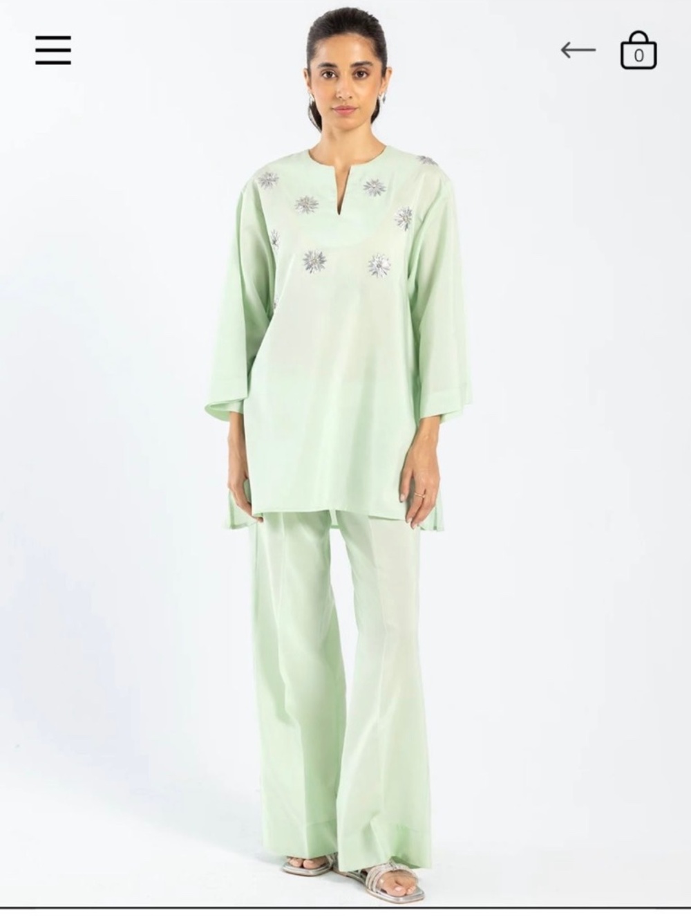 ETHNC two piece co ord set size small